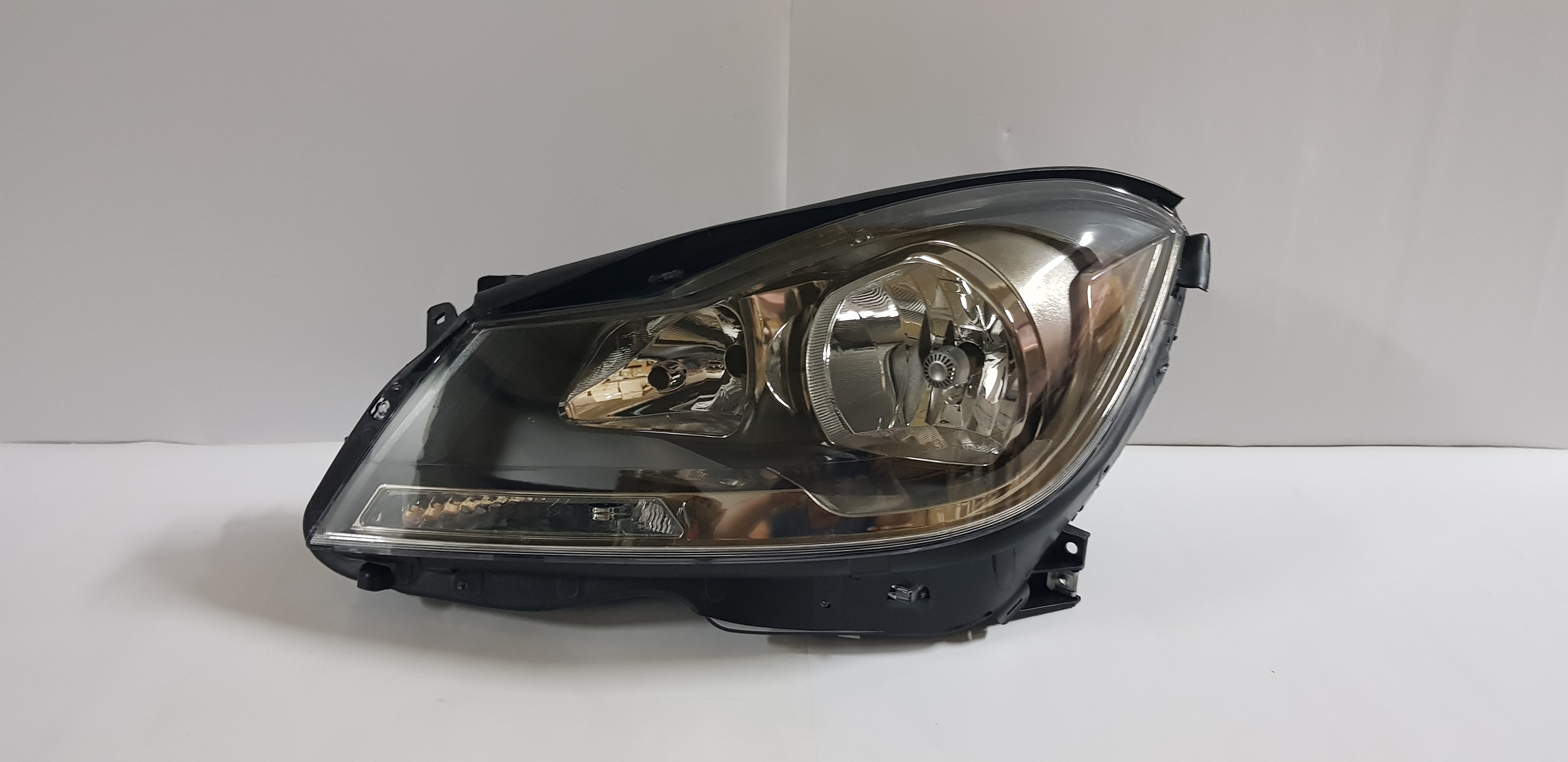  C-Class W204 2011-2014 Sedan Head light lamp ( Dark Gary) Left side     